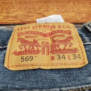 Mens Levi's 569 W34 L34